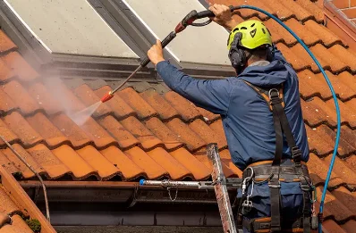 Démoussage et hydrofuge de toiture à Rimou